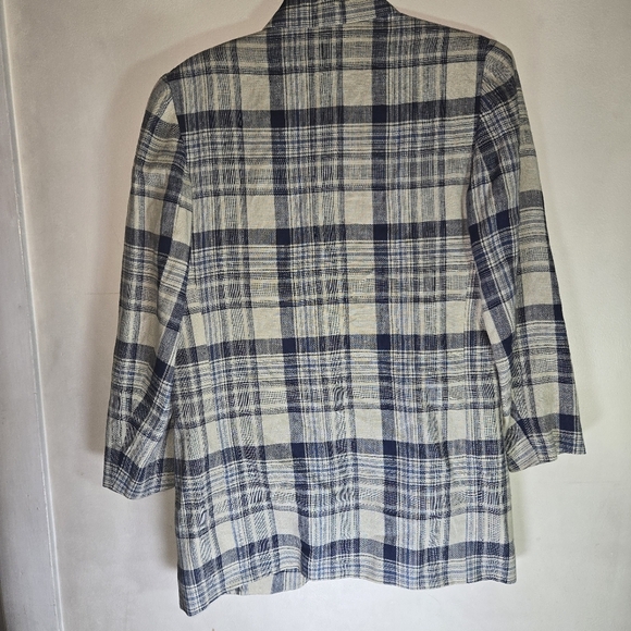 EXPRESS Plaid Women's Blazer - Picture 9 of 10